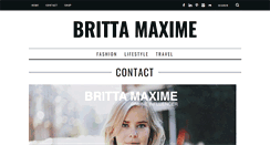 Desktop Screenshot of brittamaxime.com